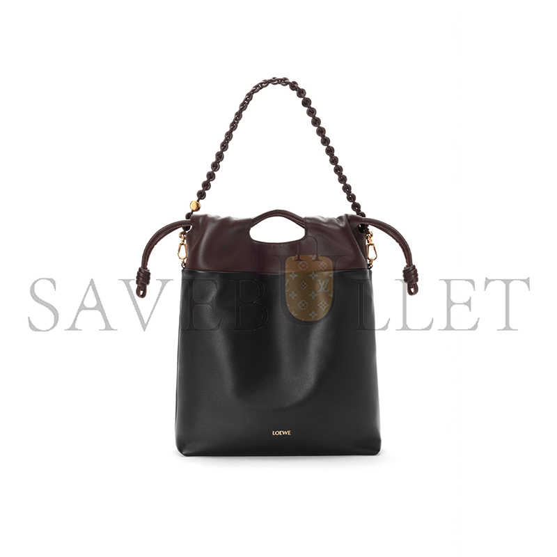 L0ew* flamenco purse tote in mellow nappa lambskin a411fiox04 (38*29*9cm)